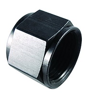 492916-BL 492916BL Aluminum Flare Cap - 929 -16AN [Black]