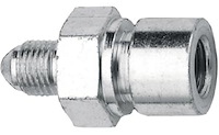 650204 Steel Tubing Adapter - 502 -3 AN x 7/16 in.-24 Inverted Flare