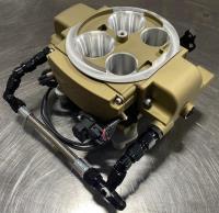 920036-BL EFI Feed Line Kit for Holley Sniper Quadrajet [-6 AN, Stainless Hose]