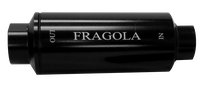960005BL Inline Fuel Filter [-12 AN Female Inlet and Outlet, Black]