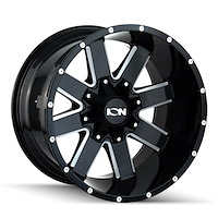 141-8970M18 141-Series Wheel [Size: 18"x9"] Gloss Black Milled Finish