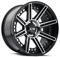 149-2981B ION 149-Series Wheel, Size: 20" x 9", Bolt Pattern: 8 x 165.100 mm [Finish: Black/Machined]