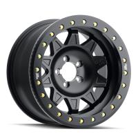 ROADKILL RACE 9302 Wheel Size: 15 X 7" Bolt Pattern: 4-156 [MATTE BLACK W/SIMULATED RING]