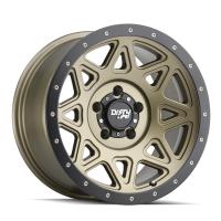 THEORY 9305 Wheel Size: 17 X 9" Bolt Pattern: 6-139.7 [MATTE GOLD W/SIMULATED RING]