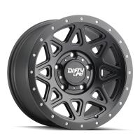 THEORY 9305 Wheel Size: 20 X 9" Bolt Pattern: 5-150 [MATTE BLACK W/SIMULATED RING]