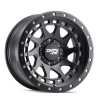 ENIGMA PRO 9311 Wheel Size: 17 X 9" Bolt Pattern: 5-139.7 [MATTE BLACK W/SIMULATED RING]