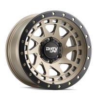 ENIGMA PRO 9311 Wheel Size: 17 X 9" Bolt Pattern: 5-127 [SATIN GOLD W/SIMULATED RING]