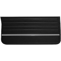 091033BLACK Interior Unassembled Front Door Panel Set for 1965 Chevrolet Chevelle Malibu, El Camino and Super Sport