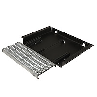 501060 WTS 31 in. Retractable Step, Undermount - Extended Flat Surface [XP3 Black/Galvanized]
