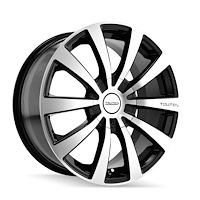 3130-6703M TR3 Series Wheel [Size: 16" x 7"] Gloss Black Machined