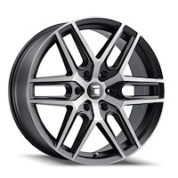 3279-8965TM35 TR79 Series Wheel [Size: 18" x 9.5"] Matte Black Brushed With Dark Tint