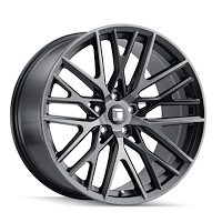 3291-2165TM35 TR91 Series Wheel [Size: 20" x 10.5"] Matte Black Brushed With Dark Tint