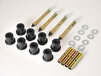 BUSHING CJ5/7/8 GREASABLE FT SHKL KT 76-86 Black