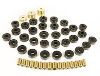 7-122-BL Body Mount Bushing Kit for 1965-1967 Chevrolet El-Camino & Monte Carlo Convertible [Black]