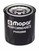 High Performance Oil Filter Black Finish
