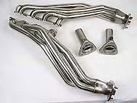 Exhaust Header Kit Triple Nickel-Chrome Finish