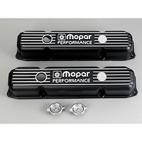 Black Aluminum Valve Covers 383/400/440 Big Block