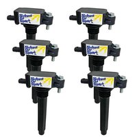 SOS Ignition Coil Pack Set for 2011-2018 Ram 1500 and Jeep Wrangler JK [3.6L Engines, 40,000-Volt, Set of 6]