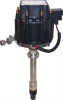 Racing DUI Distributor with Instant Timing Knob Chev. Black Cap