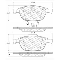 PosiQuiet Extended Wear 2004-2015 Ford Mazda Volvo 5 C30 C70 EcoSport S40 V50