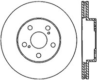 Cryo-Treated Premium Drilled and Slotted Front Brake Rotor for 2005-2015 Toyota Tacoma [Left/Driver Side]