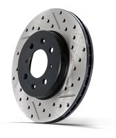 Select Sport Drilled and Slotted Front Brake Rotor Fits Select 1997-2004 Chevrolet, GMC, Olds, Isuzu Models [Left/Driver Side]