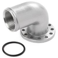 EWP Pump Flange Adapter 1-1/2" Hose Barb 90-Degree