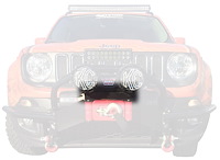 Winch Fairlead Light Bracket 2015-16 Jeep Renegade