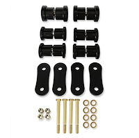 Heavy Duty Leaf Spring Shackle Kit For Select 1962-1981 GM Applications [With Bushings]