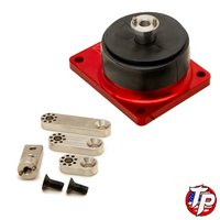 Revolver Lock Short Throw Shifter for Tremec T56 Magnum Mid-Shift, 48-Position Adjustable, 2 in. Offset [Red Anodized]