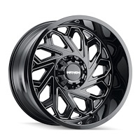 8112-2937BM Essex 8112 Wheel [Size: 20" x 9"] Gloss Black Milled Finish