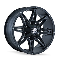 8090-8978MB18 Rampage 8090 Wheel [Size: 18" x 9"] Matte Black Finish