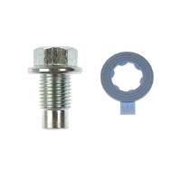 090-049 Oil Drain Plug Pilot Point M12-1.25, Head Size 13mm; Multi-Vehicle Application