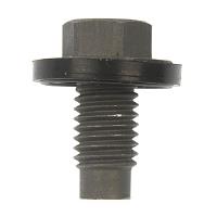 090-059 Oil Drain Plug Pilot Point Molded Gasket M12-1.75, Head Size 15mm; 1995-2005 Ford; 1996-2001 Mazda; 1995-2005 Mercury