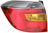 1611652 Tail Light Assembly; Toyota Highlander 2008-2010