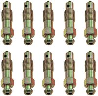 Treated Steel Bleeder Screw, 1.36 in., 3/8-24 Thread for Disc Brake Systems