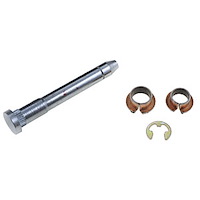 38414 Door Hinge Pin and Bushing Kit - 1 Pin, 2 Bushings and 1 Clip; 1996-2008 Chrysler; 1995-2007 Dodge; 1995-2000 Plymouth
