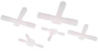 Vacuum Tee Assortment - Fitting Sizes: 1/8, 3/16, 1/4, 5/16,1/8 Y