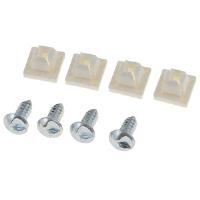 License Plate Screw Kit Includes: (4) 1/4" x 5/8" screws