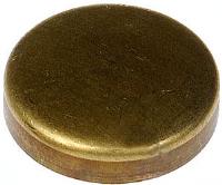 565-025 Brass Cup Expansion Plug 1-3/8 in., Height 0.310; 1955-1959 GMC; 1955-1957 Pontiac