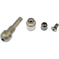 TPMS Service Kit - Replacement Aluminum Clamp-In Valve Stem with Mounting Screw