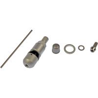 TPMS Service Kit - Replacement Aluminum Clamp-In Valve Stem with Mounting Screw
