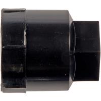 611-605.1 Black Wheel Nut Cover M24-2.0, Hex 19mm; Buick/Chevrolet/GMC/Oldsmobile/Pontiac