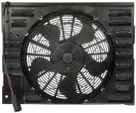 621-210 Condenser Fan Assembly Without Controller; 2002-2008 BMW