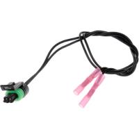 645-1000 Two Wire Electrical Pigtail with Watertight Male Connector and Female Terminals; Multi-Vehicle Application