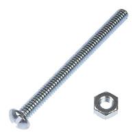 784-614 Stove Bolt with Nuts - 1/4-20 x 3 in.