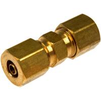 Compression Fitting-Union 1/4" for Nylon Fuel Line