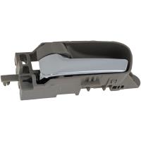 Interior Door Handle Front Rear Left Chrome Lever Beige Knob