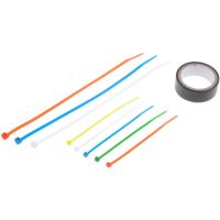 83756 4,8,11 in. Assorted Colors Wire Ties, Canister