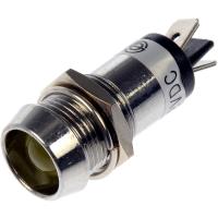9/16" LED Indicator Light Length: 0.75" - Amber